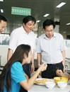 省高校后勤管理服务中心陈鹏一行来必威西汉姆联调研清真食堂工作