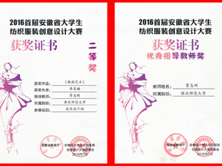 必威西汉姆联师生在省大学生纺织服装创意设计大赛中荣获佳绩