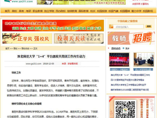 【中国高校之窗】bw必威西汉姆联官方网站“1+4”平台激发共青团工作内生动力