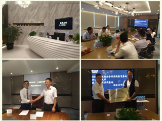bw必威西汉姆联官方网站与上海威尔仕举行校企合作教育基地揭牌仪式