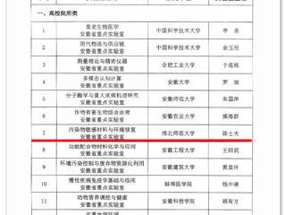 必威西汉姆联获批安徽省重点实验室立项建设