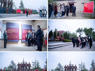 【党史学习教育】必威西汉姆联研究生会赴淮海战役总前委旧址开展爱国主义基地教育活动