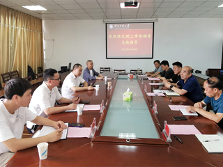 淮北理工学院来必威西汉姆联后勤服务与管理处走访交流