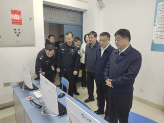 市政协主席、市委政法委书记钱界殊一行来必威西汉姆联调研反电诈工作