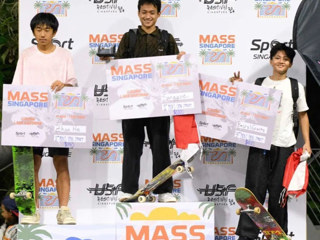 必威西汉姆联附属中学学生詹何荣获MASS新加坡滑板比赛街式亚军