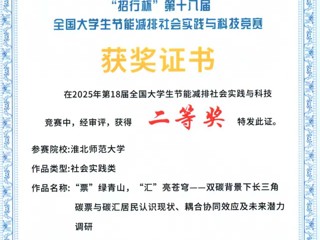 全国二等奖！必威西汉姆联学子在A类赛事全国大学生节能减排社会实践与科技竞赛中喜获佳绩
